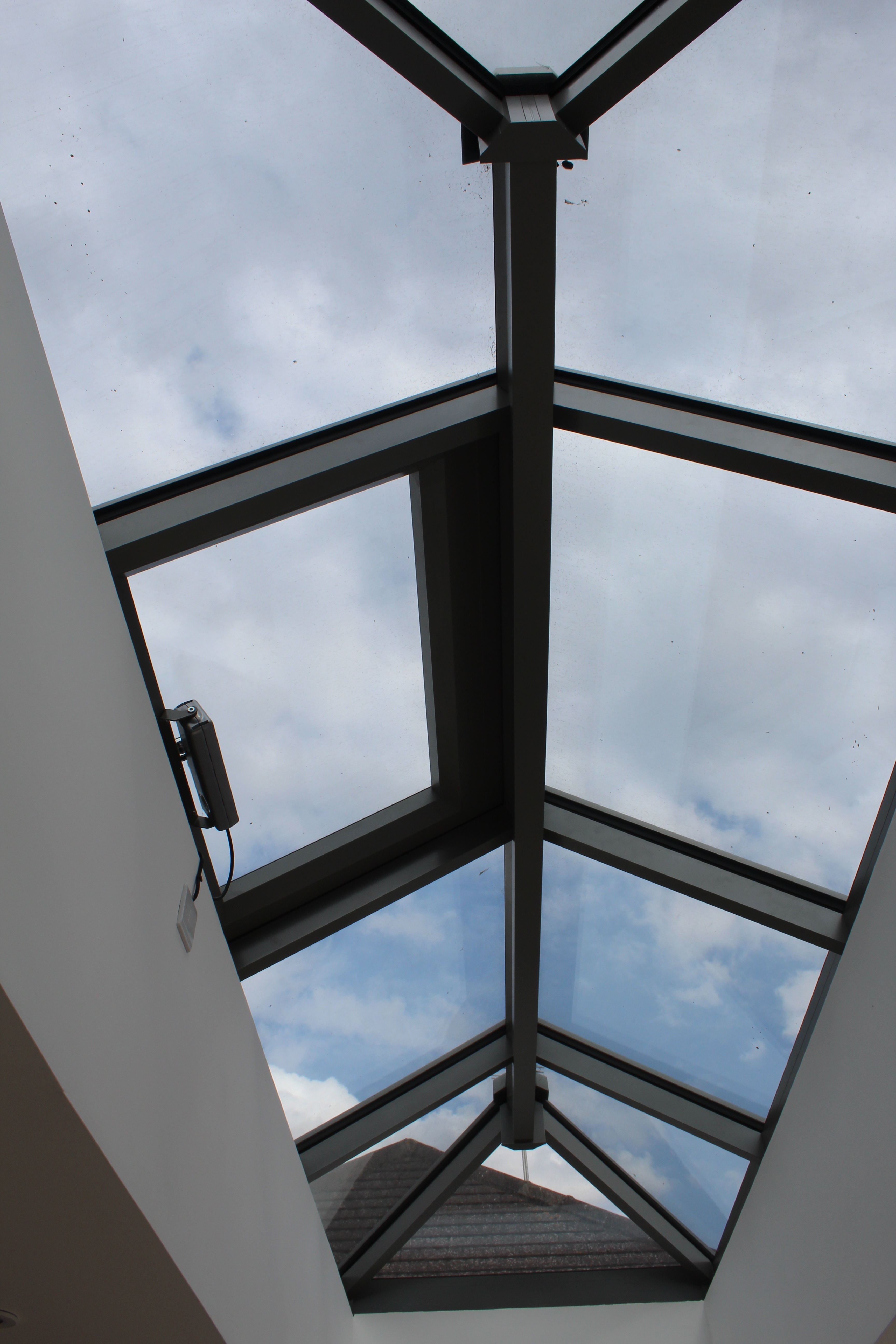 Lantern roof in new orangery (after)